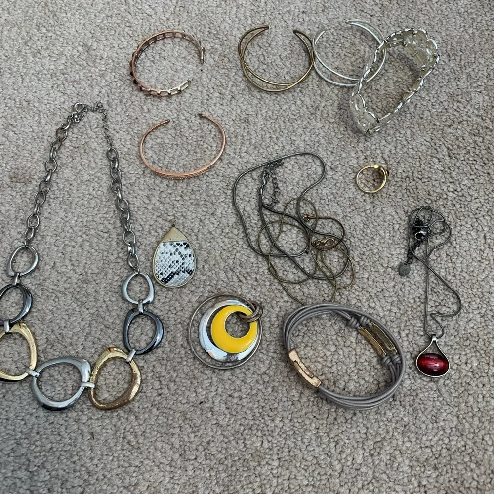 13 Piece  Mixed Metal Jewelry Set- Flawed